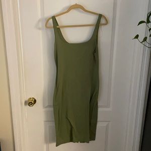 Green Body Con Dress